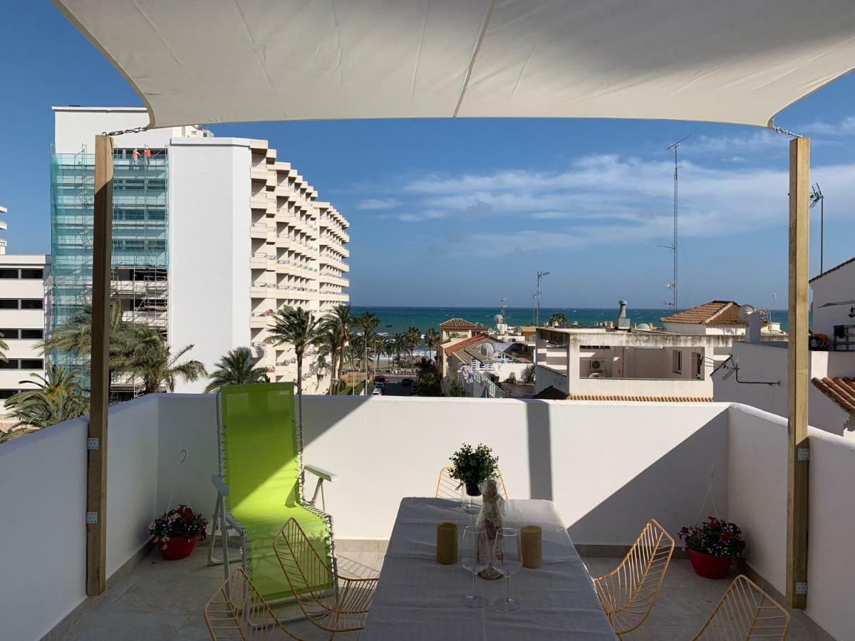 דירות טורמולינוס Lujoso Duplex En La Playa Con Vistas Al Mar מראה חיצוני תמונה